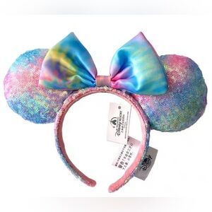 Disney tie-dye Colorful Sequin Mouse Ears Headband